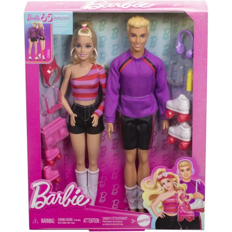 HXK90 BARBIE FASHIONISTA BARBIE E KEN 65 ANIVERSARIO