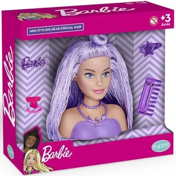 BONECA BARBIE STYLING HEAD LILAS - PUPEE