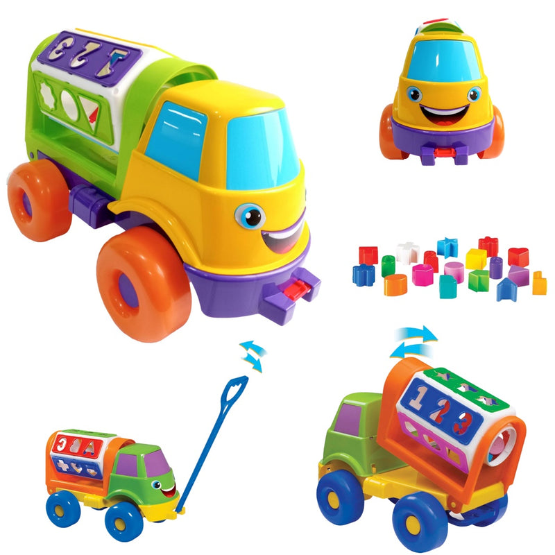 EDUCATIVO CAMINHAO SORRISO C/PUXADOR  - MERCO TOYS