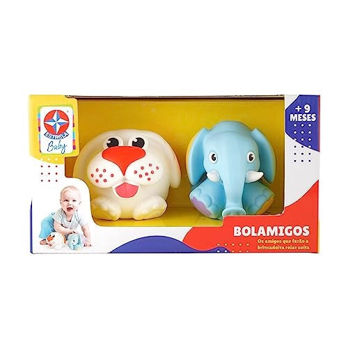 BRINQUEDO PARA BEBE BOLAMIGOS 2 PECAS KIT  - ESTRELA