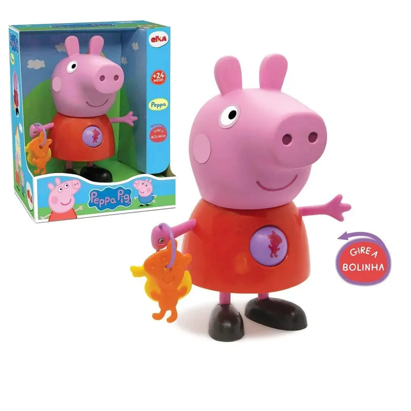 BONECA PEPPA PIG ATIVIDADES 24CM.  1097 - ELKA