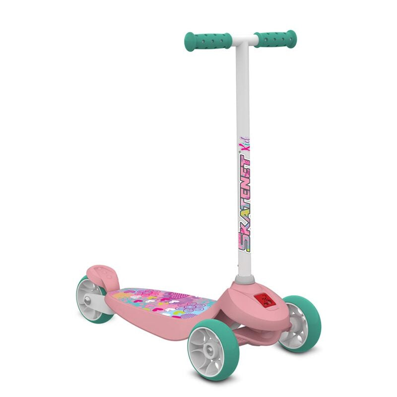 BRINQ. PATINETE SKATENET KID C/3 RODAS FLOWER RS(E)