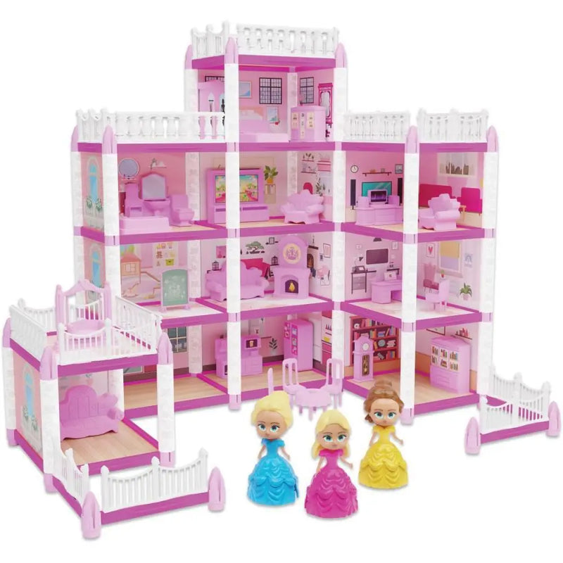 CASINHA DE BONECA CASTELO DA PRINCESA 240PCS - GGB PLAST