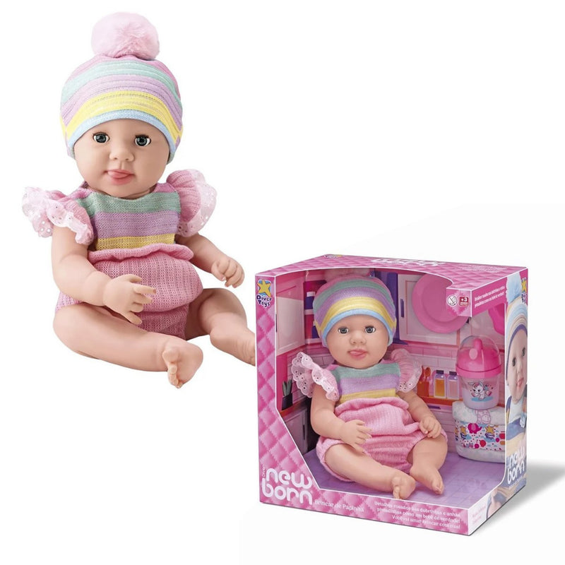 8245 BONECA DIVER NEW BORN - BRINCA DE PAPINHA - MENINA