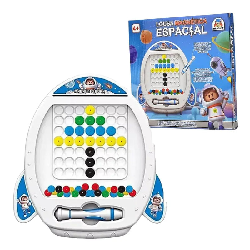 LOUSA INFANTIL ESPACIAL MAGNETICA C/CANETA  - BRASKIT