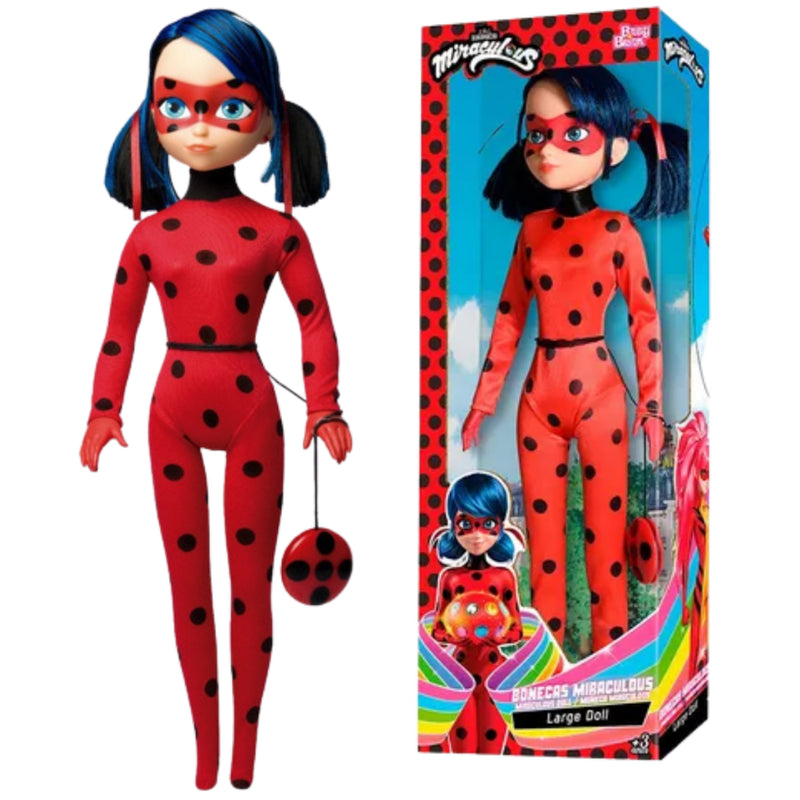 BONECA LADYBUG MIRACOLOUS C/IOIO 55CM 1870 BABY BRINK