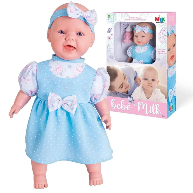 BONECA BEBE MILK 45CM UNIDADE 654 - MILK