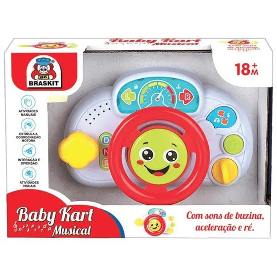 BABY KART MUSICAL C/SOM E LUZ  600-8 - BRASKIT