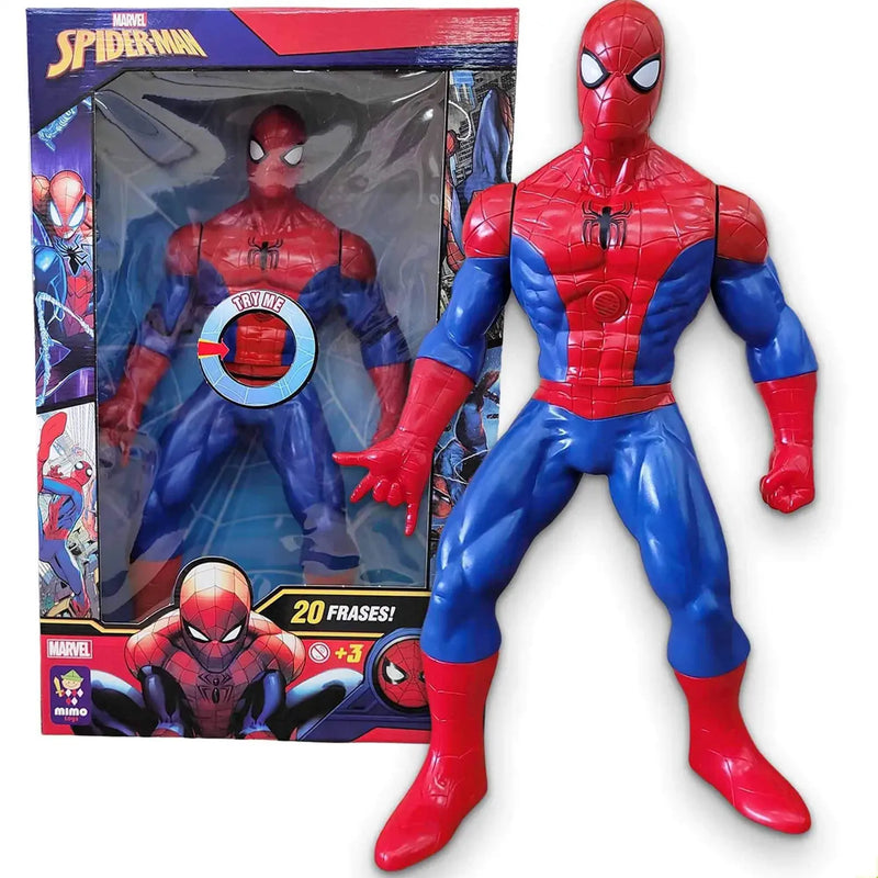 BONECO HOMEM ARANHA COM 20 FRASES