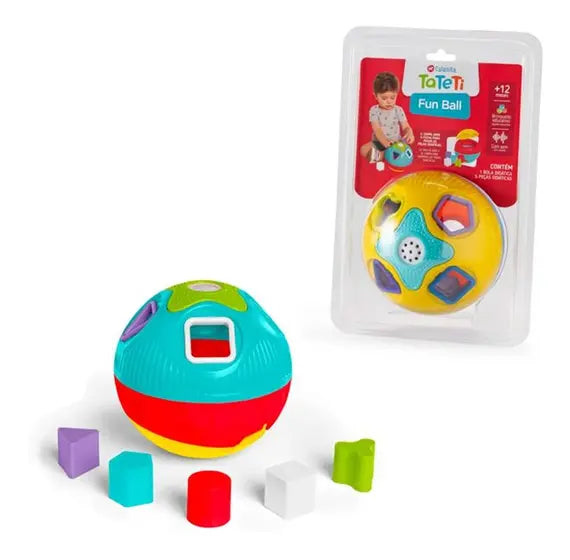 BRINQUEDO EDUCATIVO FUN BALL C/ SOM  - TATETI